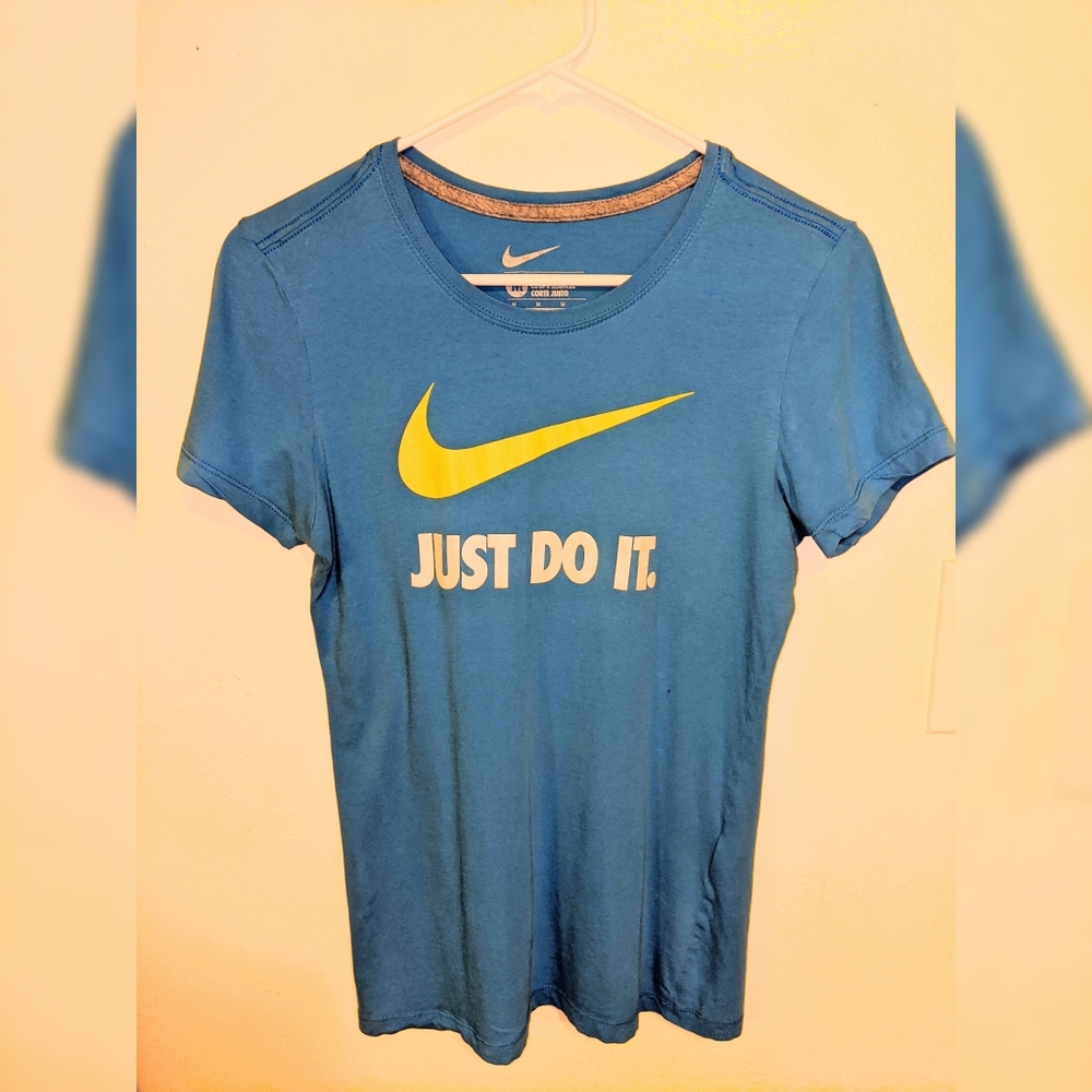 ‼️‼️Nike Slim Fit Just Do It Tee | Blue